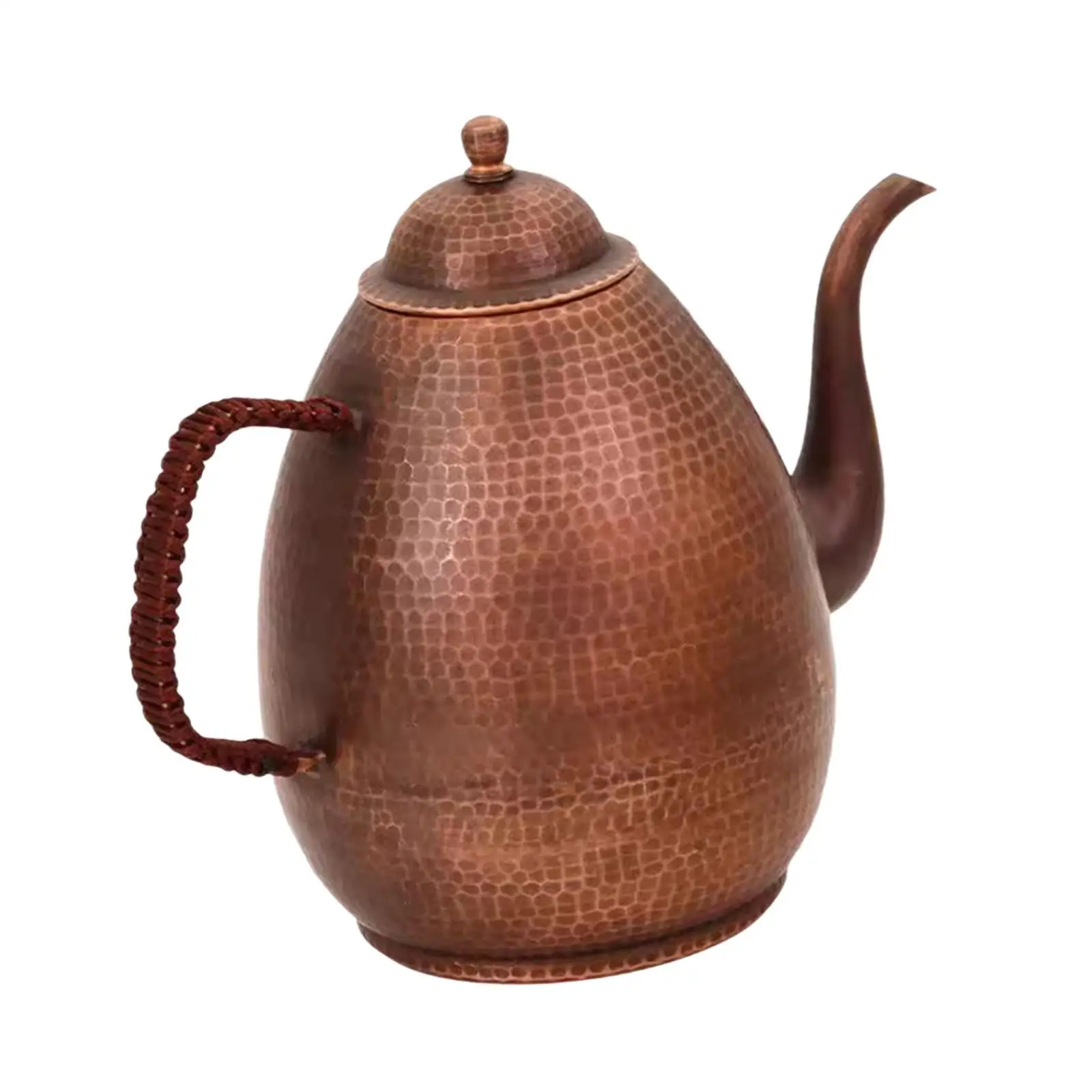 Copper Tea Kettle 2000ml Tea Ceremony Decorative Water Boiler Jug Coffee Pot for Restaurant Household Hotel Tea Lovers Gift