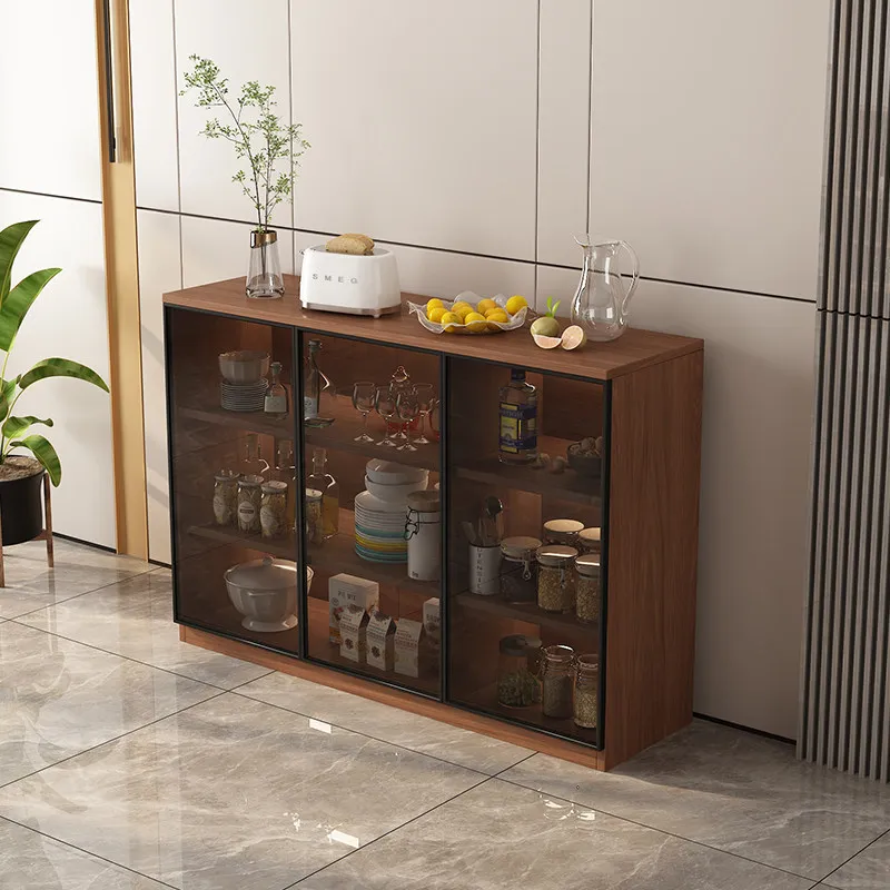 Meuble Bar Commercial Mobile de Luxe pour Restaurant, Salon, Rangement, Vitrine à Whisky et Vin, Meuble Bar à Cocktails