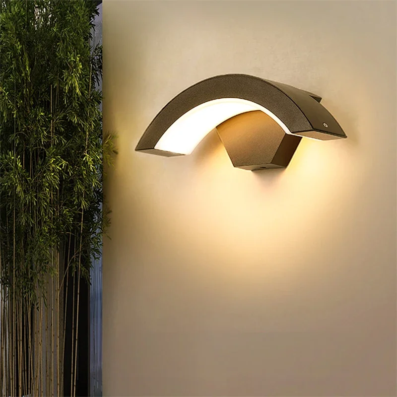 WPD Contemporary LED Outdoor Wall Lamps Electric Simplicity Waterproof Balcony Hallway Courtyard Villa Gate Hotel