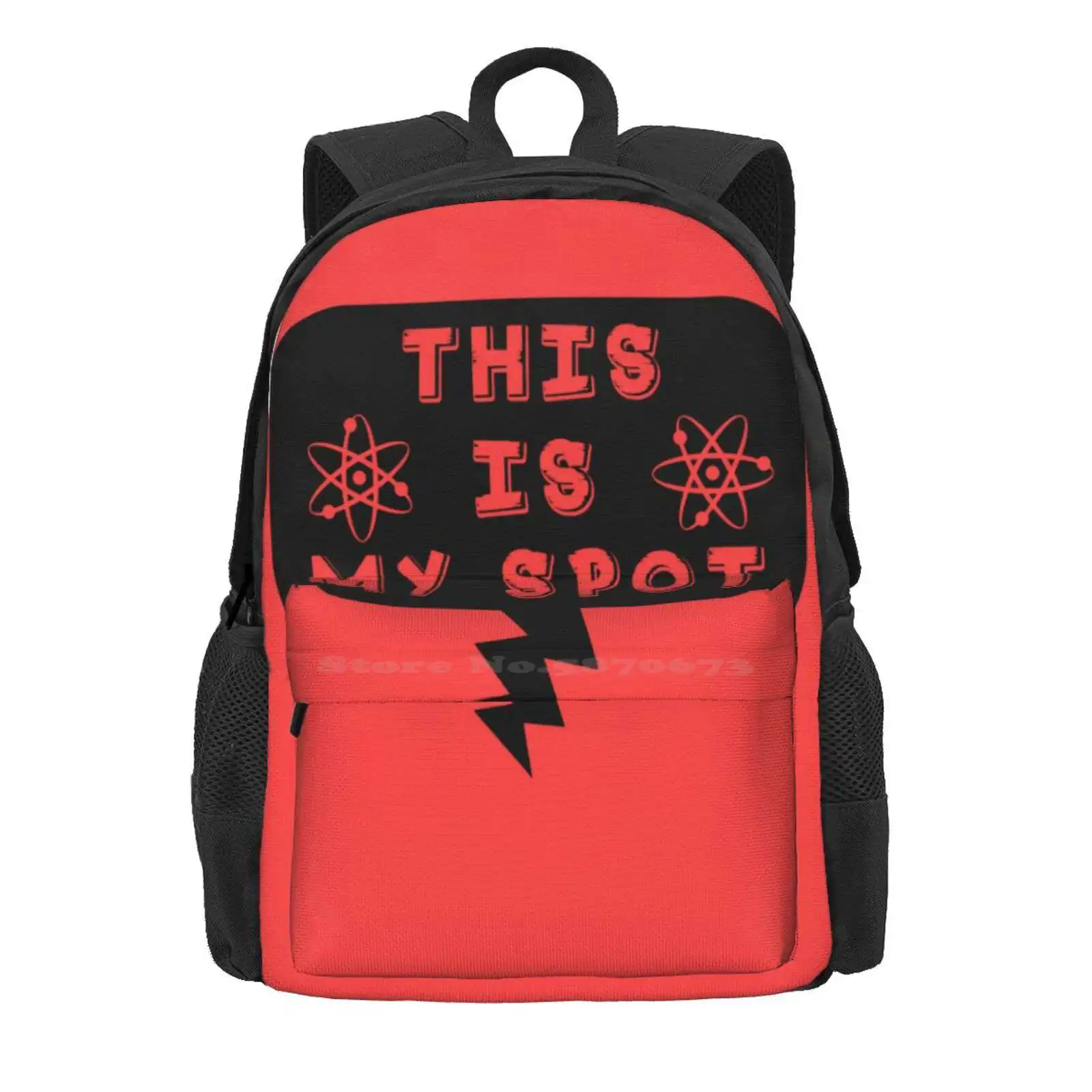 This Is My Spot - Throw Pillow Hot Sale Schoolbag Backpack Fashion Bags The Theory Tbbt Cbs Tv Show Cbs Comedy Sheldon Cooper