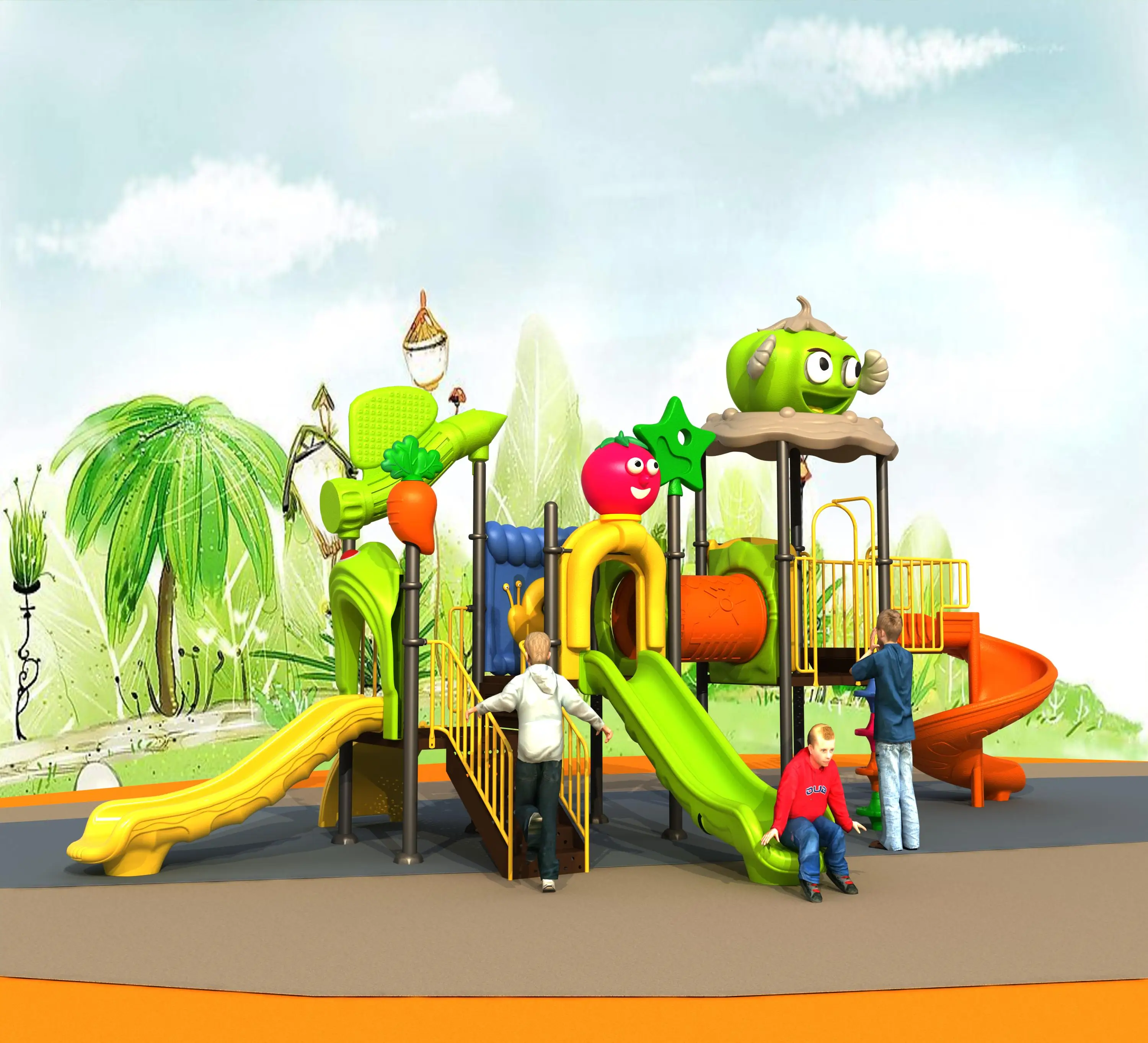 Cute Multifunctional Outdoor S - огляд і ціна Kids Outdoor Climbing Frame