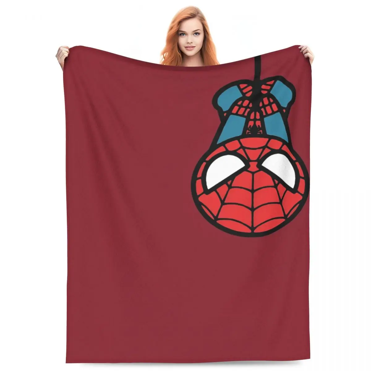 

Spider Man Super Warm Blanket Decorative Plush Throw Blanket Fashion Couch Bed Flannel Bedspread Sofa Bed Cover