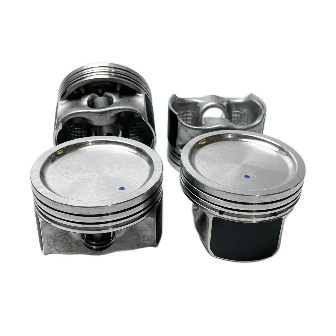 Factory Direct Wholesale EA111 76.5mm Auto Engine Parts Cylinder Engine Aluminum Piston Piston Rings for VW POLO 1.6L STD 050