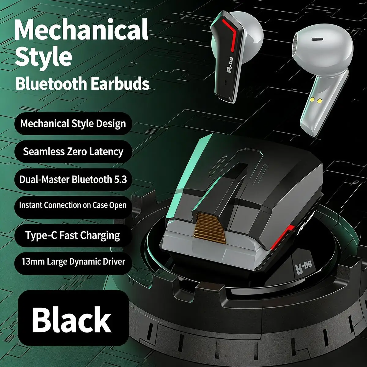 سماعات بلوتوث لاسلكية عالية الوضوح صوت ستيريو دعوة الحد من الضوضاء من جانب واحد حر اليدين سماعات IPX4 مقاوم للماء