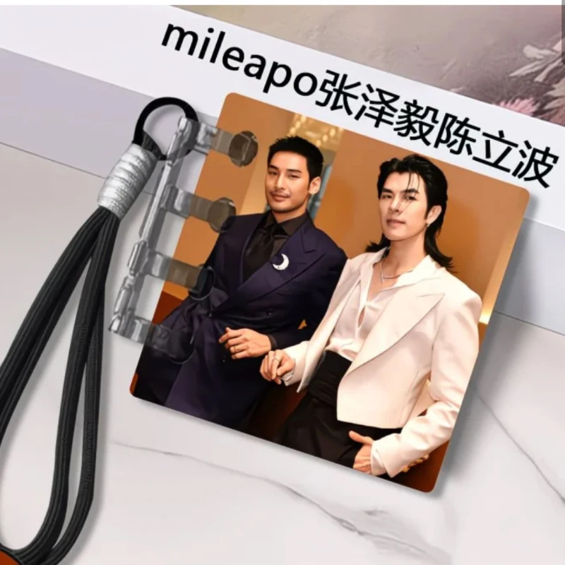 Mileapo 5*5cm Magazine Cover HD Poster Acrylic Album Thai TV KinnPorsche The Series Drama Stills Photo Loose-leaf Comic Strips