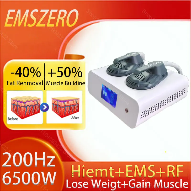 EMS small portable slimming machine 6500W 15 Tesla EMSZERO fat reducing and muscle increasing RF engraving machine non-invasive