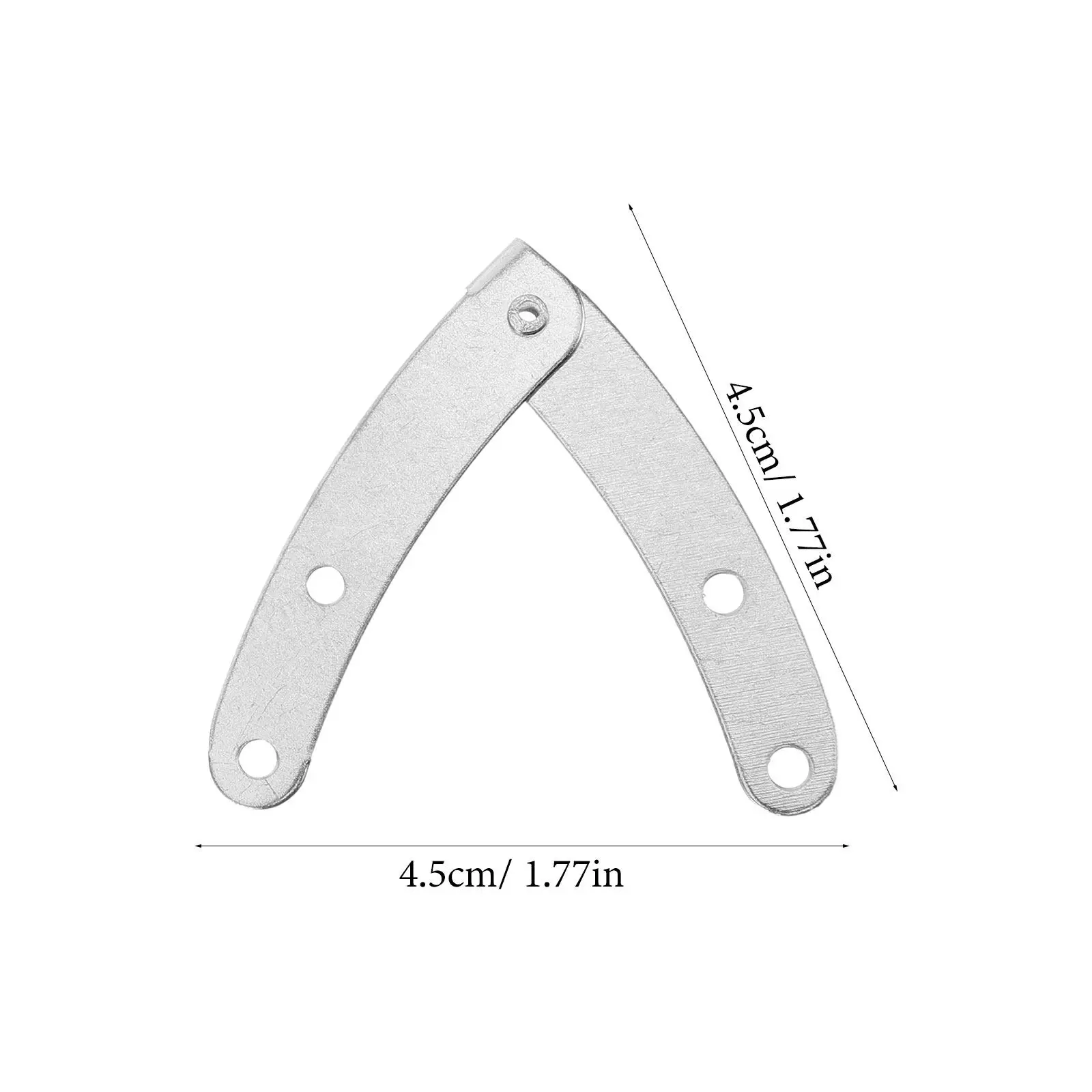 10Pcs Iron Box Lid Support Hinge Heavy Duty Lid Stay for Jewelry Boxes Wooden Gift Chests Cabinet Doors Wardrobe Flap Doors