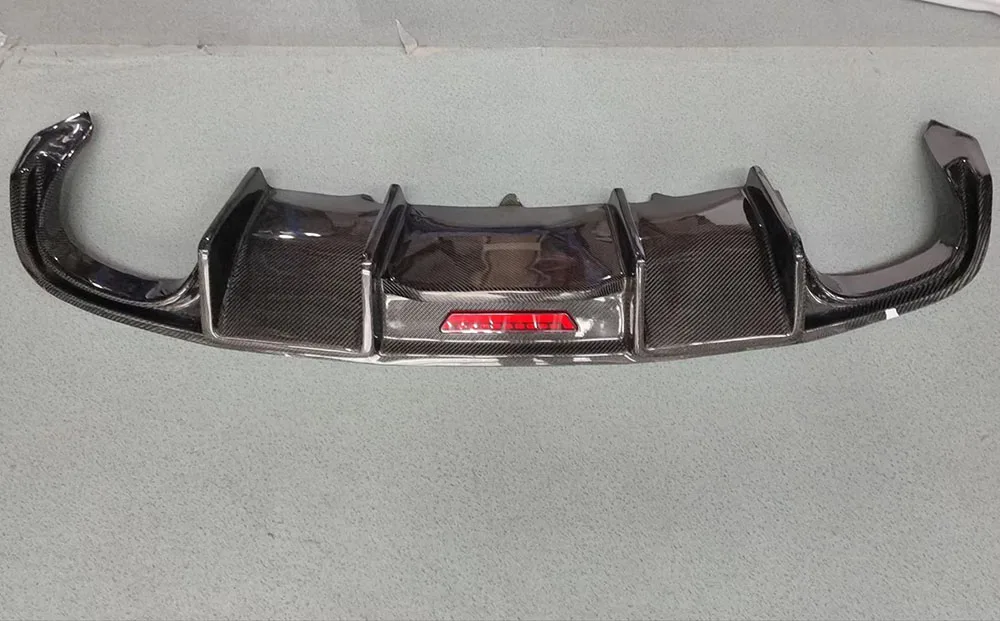 Carbon Fiber K Style Rear Bumper Diffuser Lip for Audi A5 Sline S5 2013-2016 Car Body Kits Bumper Lip Diffuser Accessories view 2