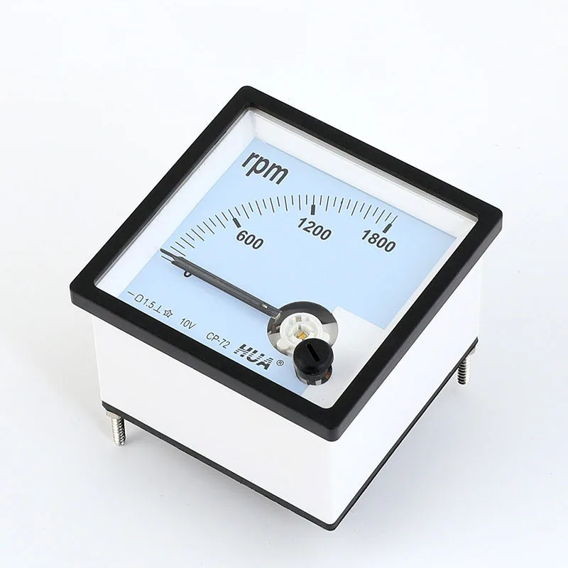 SQ-72 CP-72 Panel Meter Pointer RPM Tachometer With Complete Specifications 1800R 10V
