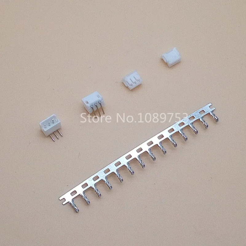 20 Sets JST ZH 1.5mm 2/3/4/5/6/7/8/9/10Pin Right Angle Pin Male, Female Connector Socket with Crimps