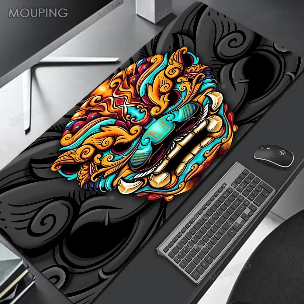 Skull Mouse Pad Gamer Kawaii Mousepad Anime Office Carpet Deskmat Gaming Computer Desk Accessories Cute Mouse Mat Keyboards Mat