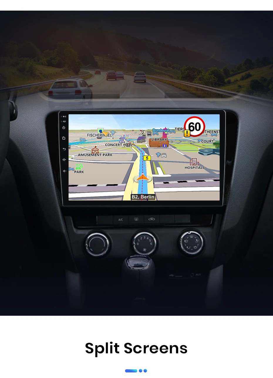 Junsun Autoradio für SKODA Octavia 3 A7 2013 2014 2015-2018 CarPlay Android Auto FM RDS DSP BT GPS Navi SWC HD IPS Touchscreen Plug & Play Multimedia-Player Freisprecheinrichtung Original-Autostil-Haupteinheit – Detail 21