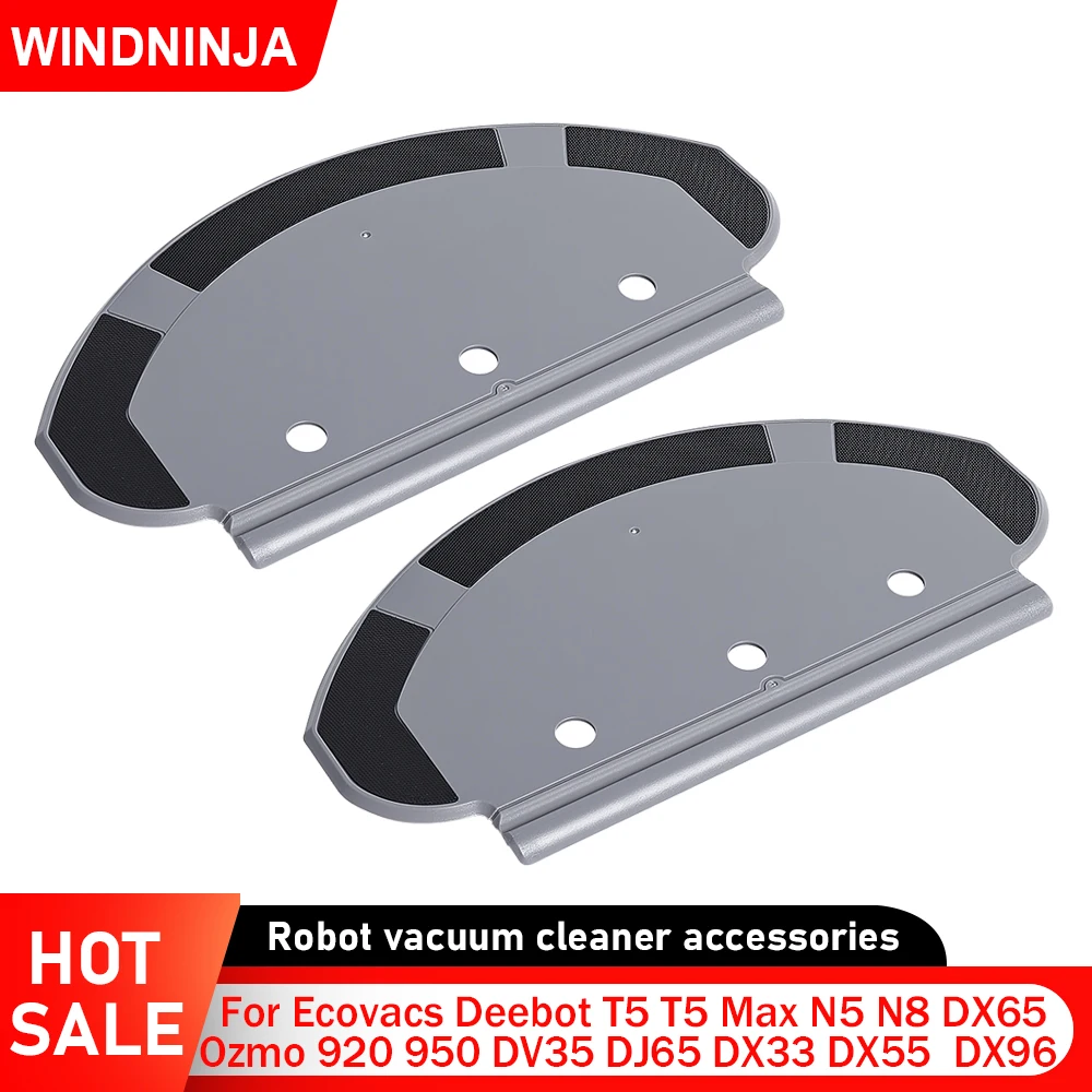Para Ecovacs Deebot T5 T5 Max N5 N8, Paño de Mopa Ozmo 920 950 DV35 DJ65 DX33 DX55 DX65 DX96, Soporte de Mopa con Ventosa para Robot Aspirador