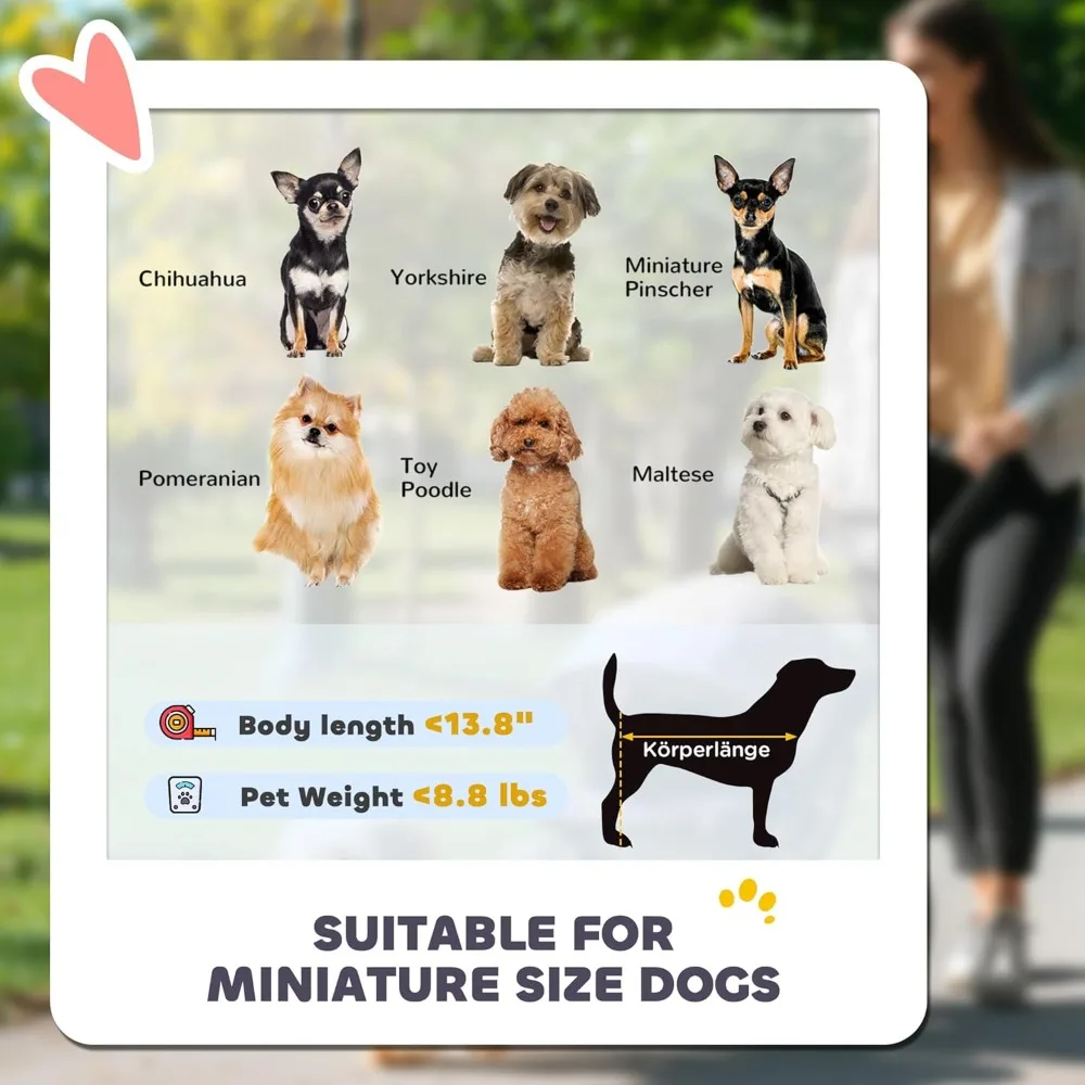 3-in-1-Hundewagen mit abnehmbarem Träger, leichter, zusammenklappbarer Haustierkinderwagen mit 4 Rädern, Aufbewahrungskorb, Getränkehalter