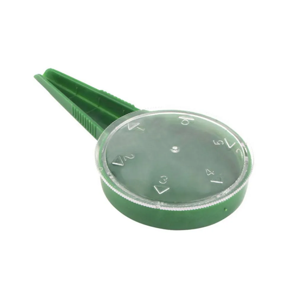 2Pcs Plastic Seed Dispenser for Balcony Garden Mini Garden Easy Flow Control 5 Outlet Sizes Ergonomic Cranked Handle Gardening