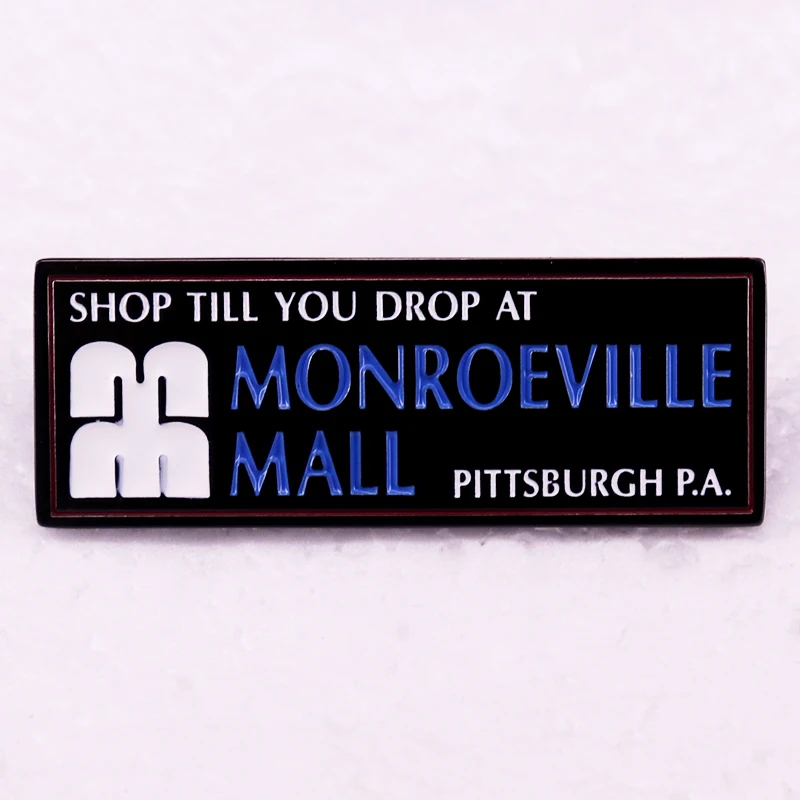 Shop Till You Drop At This Shopping Mall Enamel Pin Badge Brooch Jewelry Friends Gift