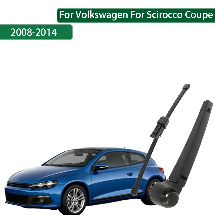 Für Volkswagen Scirocco Coupé 2008-2011-2014 10 Zoll Heckscheibenwischer-Set Heckscheibe Windschutzscheibe
