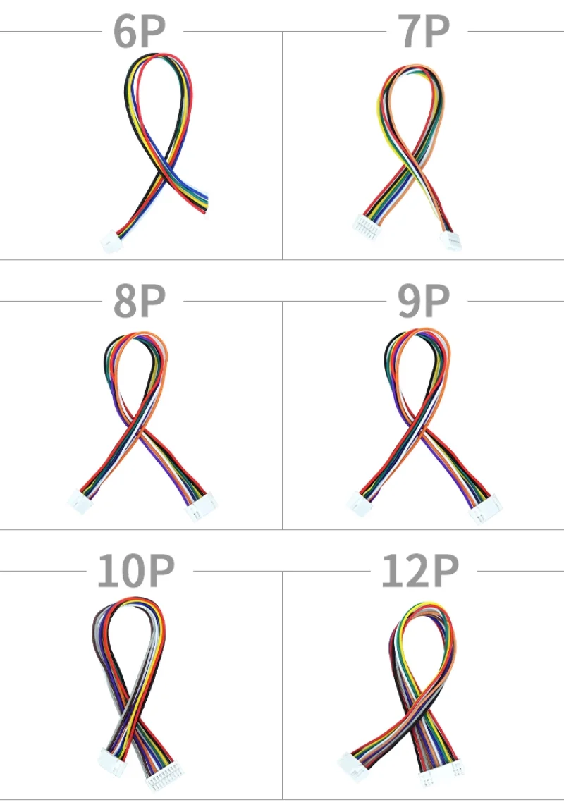 10 Stück GH1.25 2P/3/4/5/6/7/8/9/10/12P Einzel-/Doppelkopf 1,25 mm Abstand Elektronikdraht mit Verriegelungsanschluss 100/150/300 mm – Detail 7
