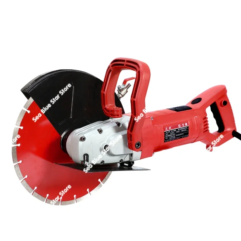 High-power multi-function dust-free water and electricitycut concrete reinforced road stone floor cutting machine hardware tools