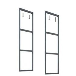 DIYHD 36in 3 Tier Ceiling Mount Shelf Bracket Industrial Kitchen Floating Brackets,No Wooden Box