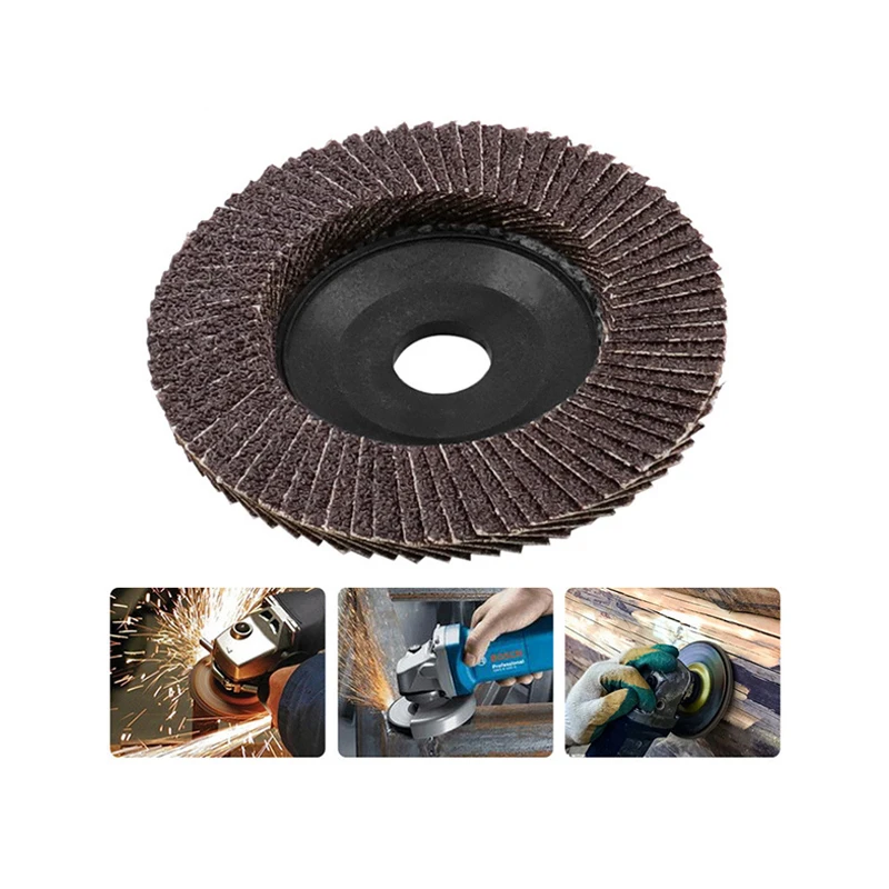 

100mm Flap Discs 4 Inch Sanding Discs Grit Grinding Wheels Flat Abrasive Cloth Wheel Louver Angle Grinder Leaf Wheel