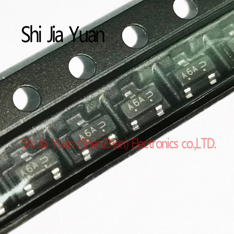 20PCS MMUN2111LT1G MMUN2111LT1 MMUN2111 LMUN2111LT1G Marking A6A SOT-23 100mA 50V PNP Bias Resistor Transistors