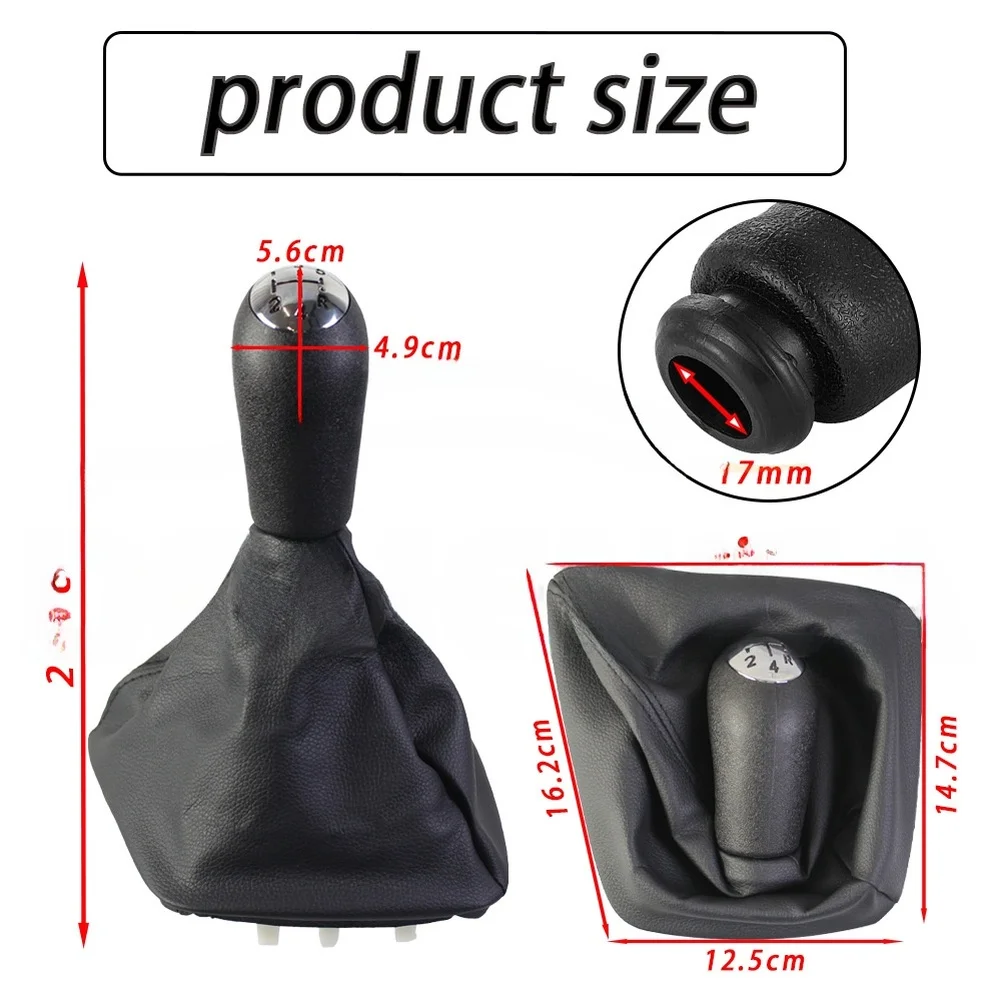 5-Speed Car Gear Shift Knob Lever For Renault For Kangoo For Express 8200454905 Leather Manual Transmission Shift Knob