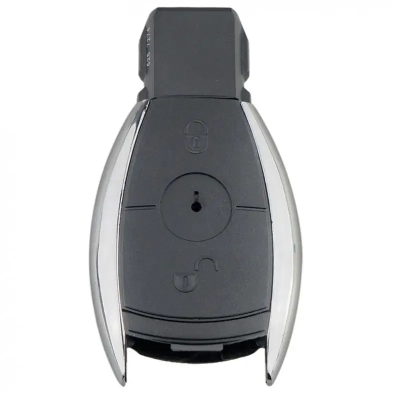 Cangkang Kunci Remote Mobil 2 Tombol Cocok untuk Mercedes Benz W203 W204 W211 MBKS18 Pengganti Casing Penutup Kunci Remote