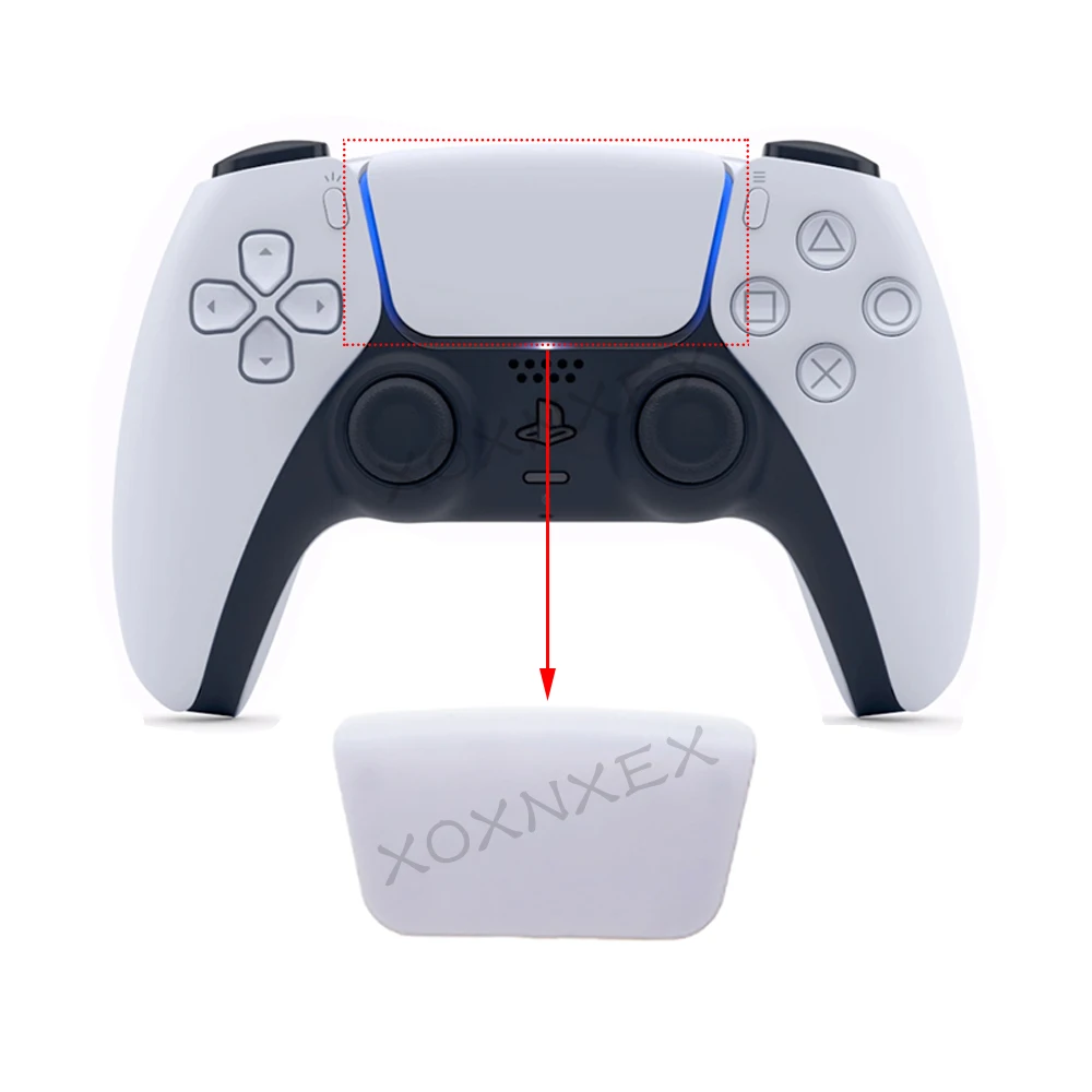 XOXNXEX 17สีเปลี่ยนพลาสติกทัชแพด Soft Touch Custom Part Touch Pad สำหรับ Sony DualSense 5 PS5 Controller