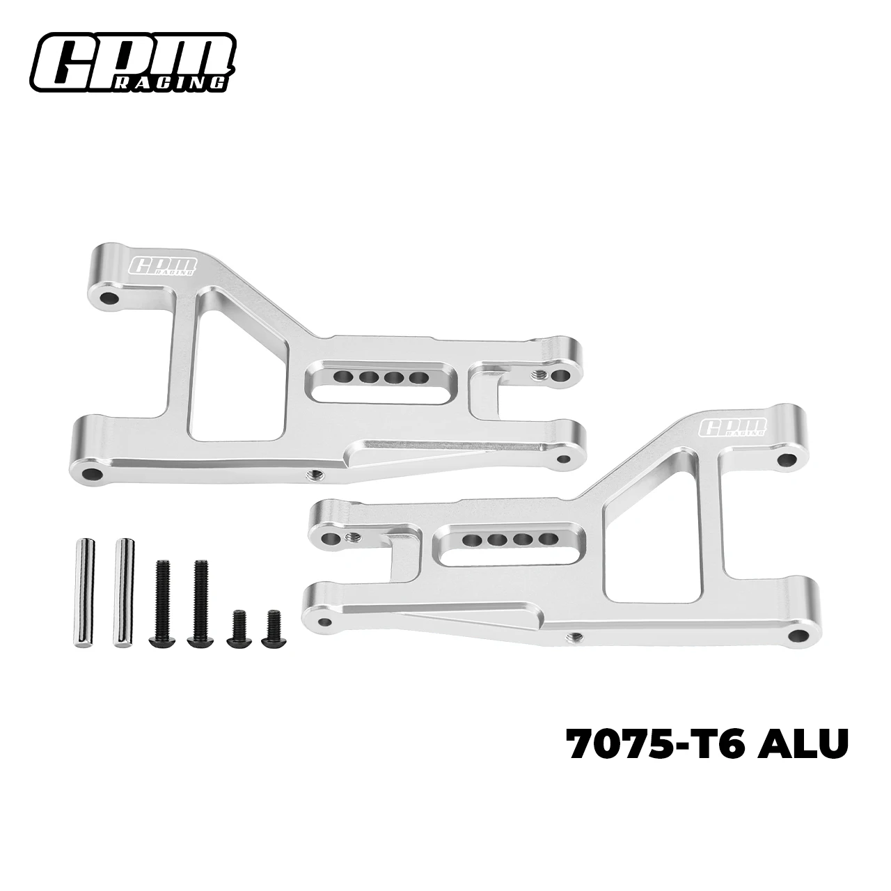 Brazos de suspensión inferior delantera de aleación GPM 7075-T6 para TAMIYA 1/10 DT-04 RC FIGHTER NXGEN-58741