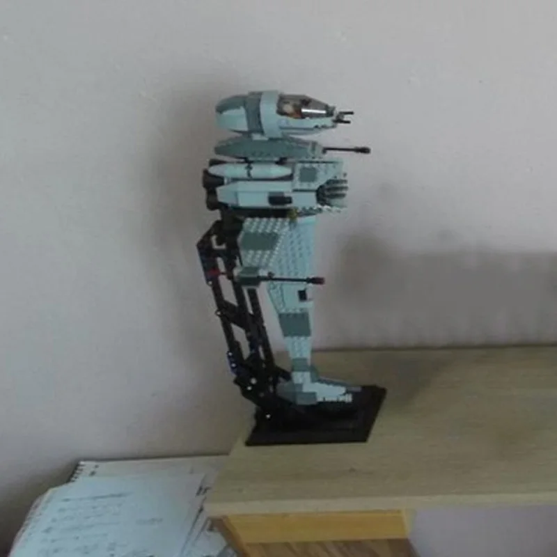 NOWA seria Space Wars MOC klocki DIY stojak na zabawki dla B-Wing 75050 zestaw klocków Ultimate kolekcjonerski wyświetlacz pokazujący