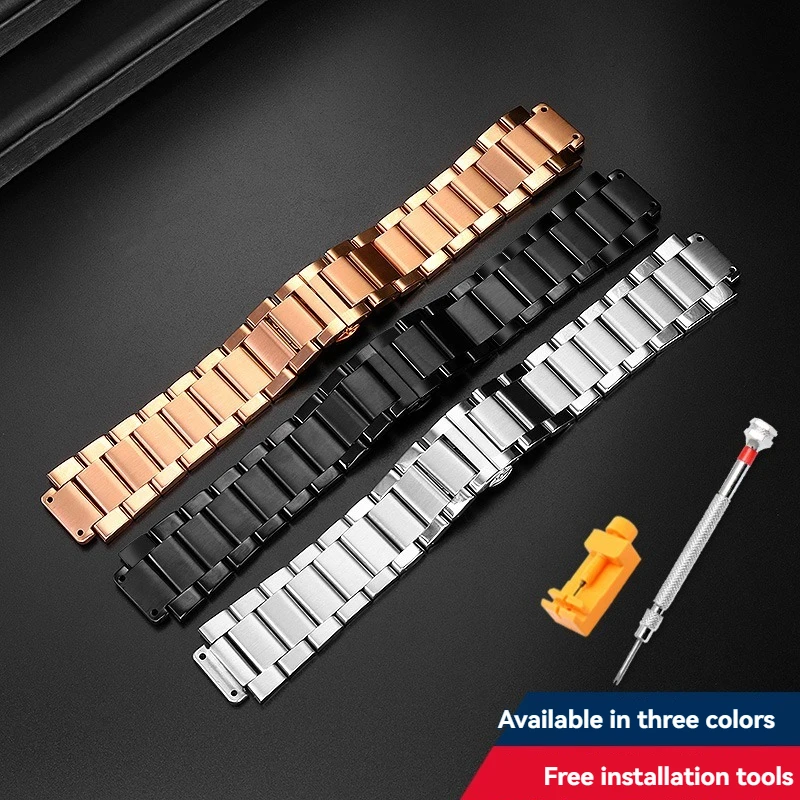 Correa de reloj de Metal de acero inoxidable para reloj de hombre Hublot Big Bang Classic Fusion Yubo, repuesto de pulsera de eslabones sólidos de precisión