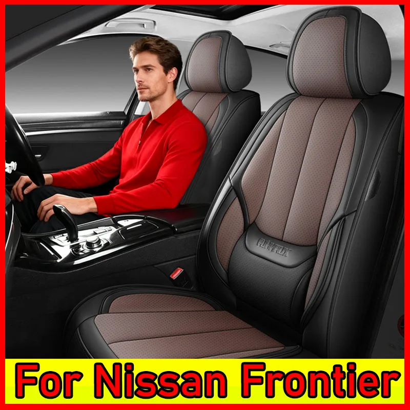 

For Nissan Frontier Car seat cover high-end PU leather comfortable waist-fixed full-wrap seat cover waterproof wear-resistant