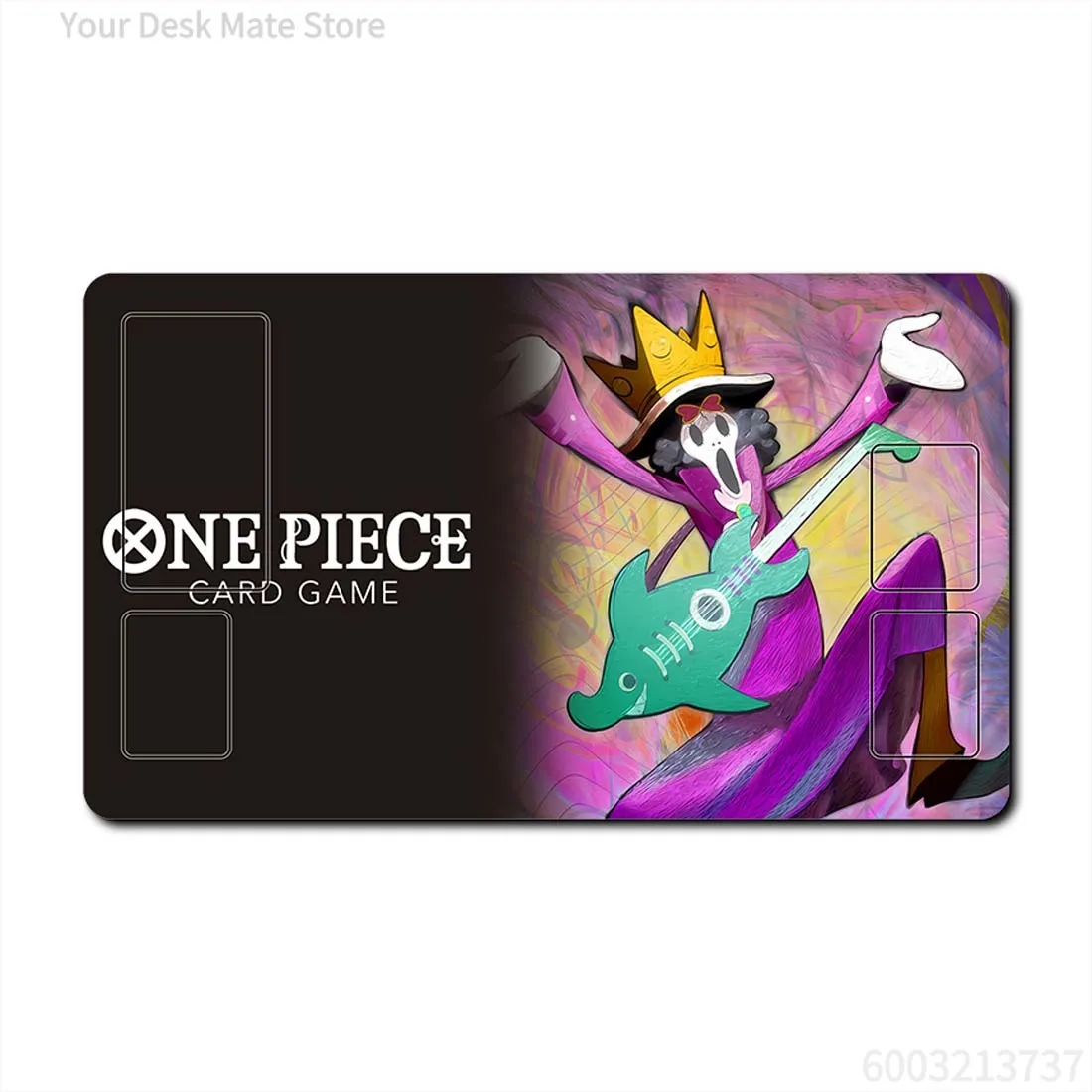 One Piece Brook Skeleton Musician Desk Mat Waterproof Non-slip Extended Mouse Pad