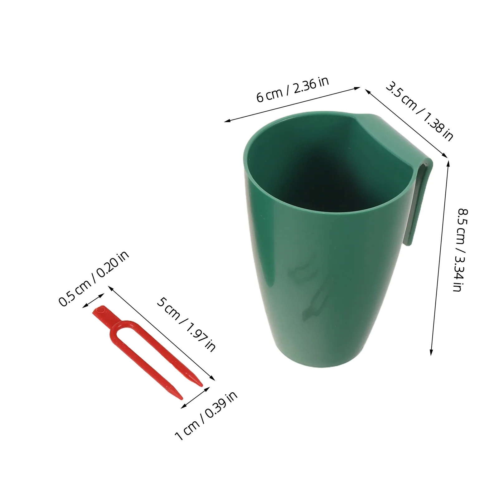 10Pcs Strawberry Propagation Cups Breathable Nursery Pots Runner Fixing Forks Garden Plant Cloning Accessory Balcony Seedling