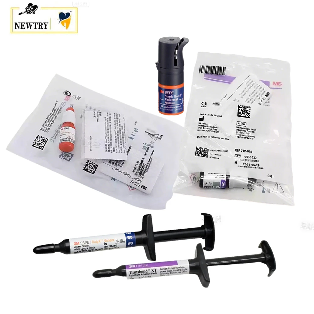 Tutti i tipi 3M Pasta adesiva Transbond Dentale Ortodontico Resina composita Incollaggio Primer adesivo Light Cure RelyX Impiallacciatura di cemento