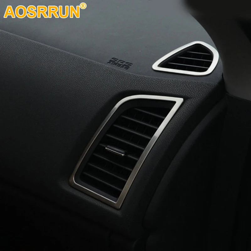 For Mitsubishi ASX 2018 2011 2012 2013 2014 2016 Accessories Stainless Steel Car Trim Air conditioning Outlet Cover Styling