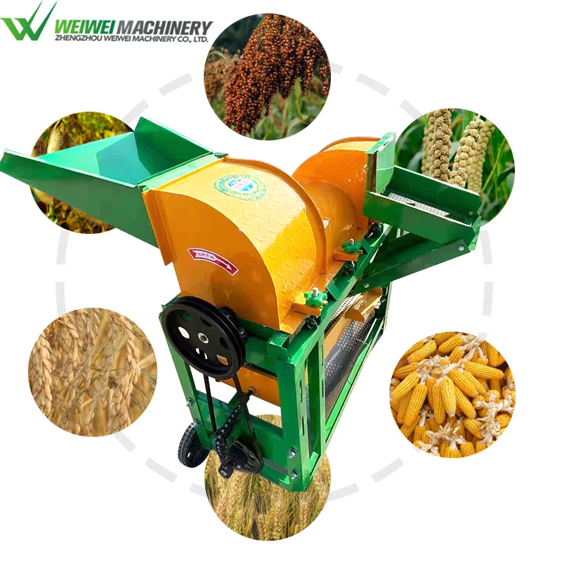 

Weiwei Farm Corn Sheller Wheat and Maize Thresher with Removing Feature for Rice Threshing