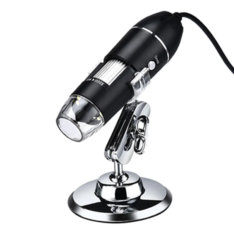 

Y50A-5X 3 In 1 USB Digital Microscope, Endoscopic Camera, Adjustable Magnification With PC Bracket, 1600X