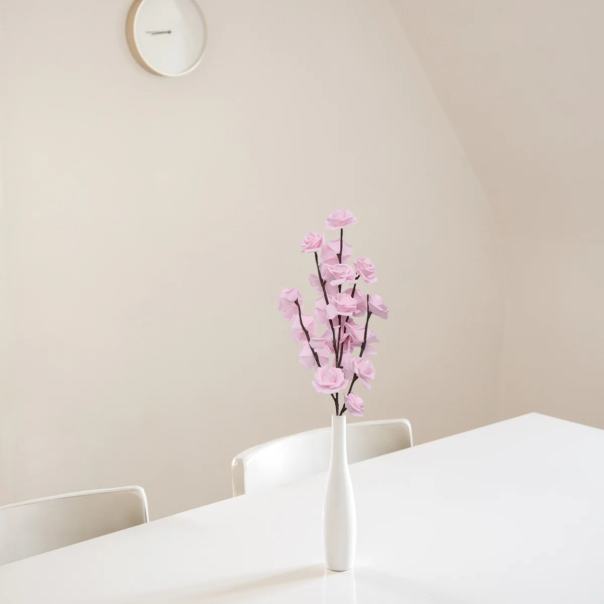 

1pc LED Rose Flower Light Lamp LED Night Light Beautiful Flower Light for Valentine's Day Decor (Brown Branches-Pink Rose) witho