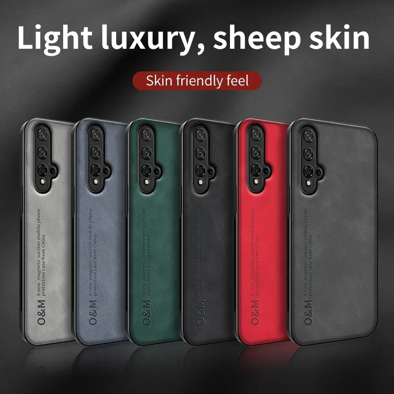 حافظة جلدية مغناطيسية فاخرة لهاتف Honor 20 Pro 20 Lite 20S 20E حافظة لهاتف هواوي نوفا 5T 5Z 5 5i Pro Coque