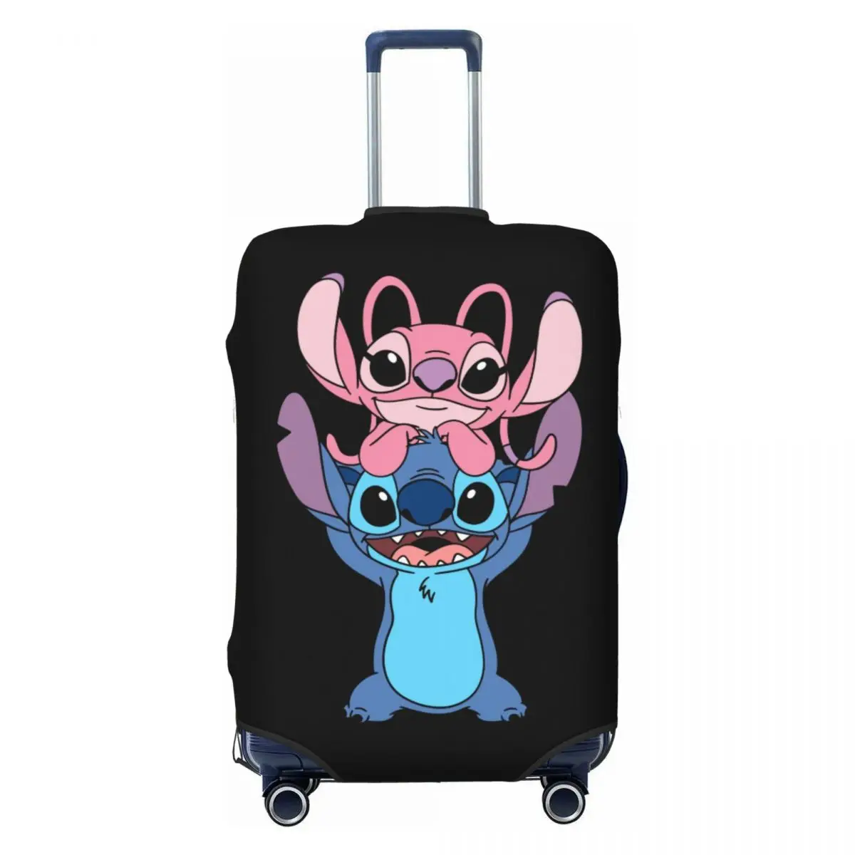 

Custom Funny Stitch Anime Luggage Cover Protector Elastic Travel Suitcase Covers