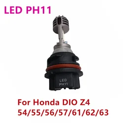 PH11 Led White Head Light Headlight Bulb Led Headlight Lamp Motorcycle For Honda DIO Z4 54/55/56/57/61/62/63 Tool Accessory