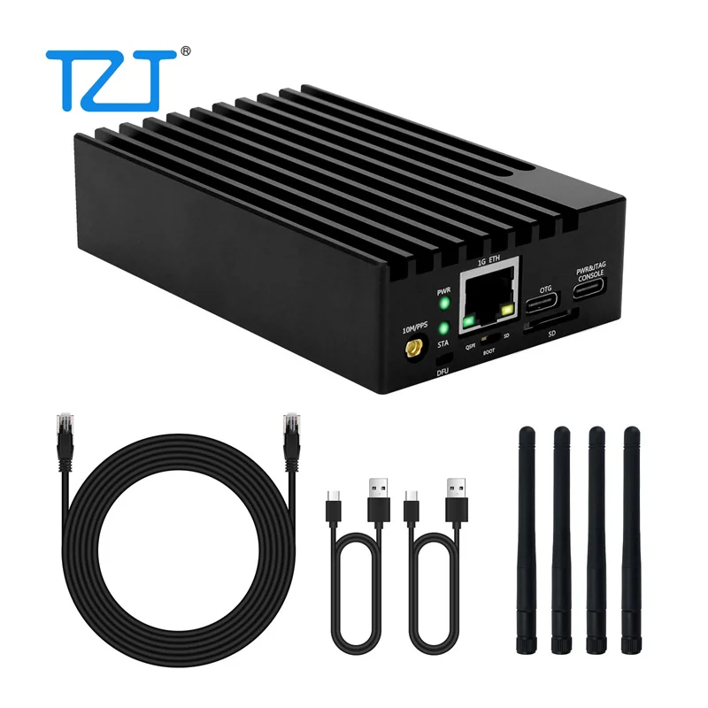 TZT HAMGEEK E310 70 ميجا هرتز - 6 جيجا هرتز برنامج SDR المحدد راديو AD9361 ZYNQ7020 لـ Openwifi DragonOS Open5G-PHY