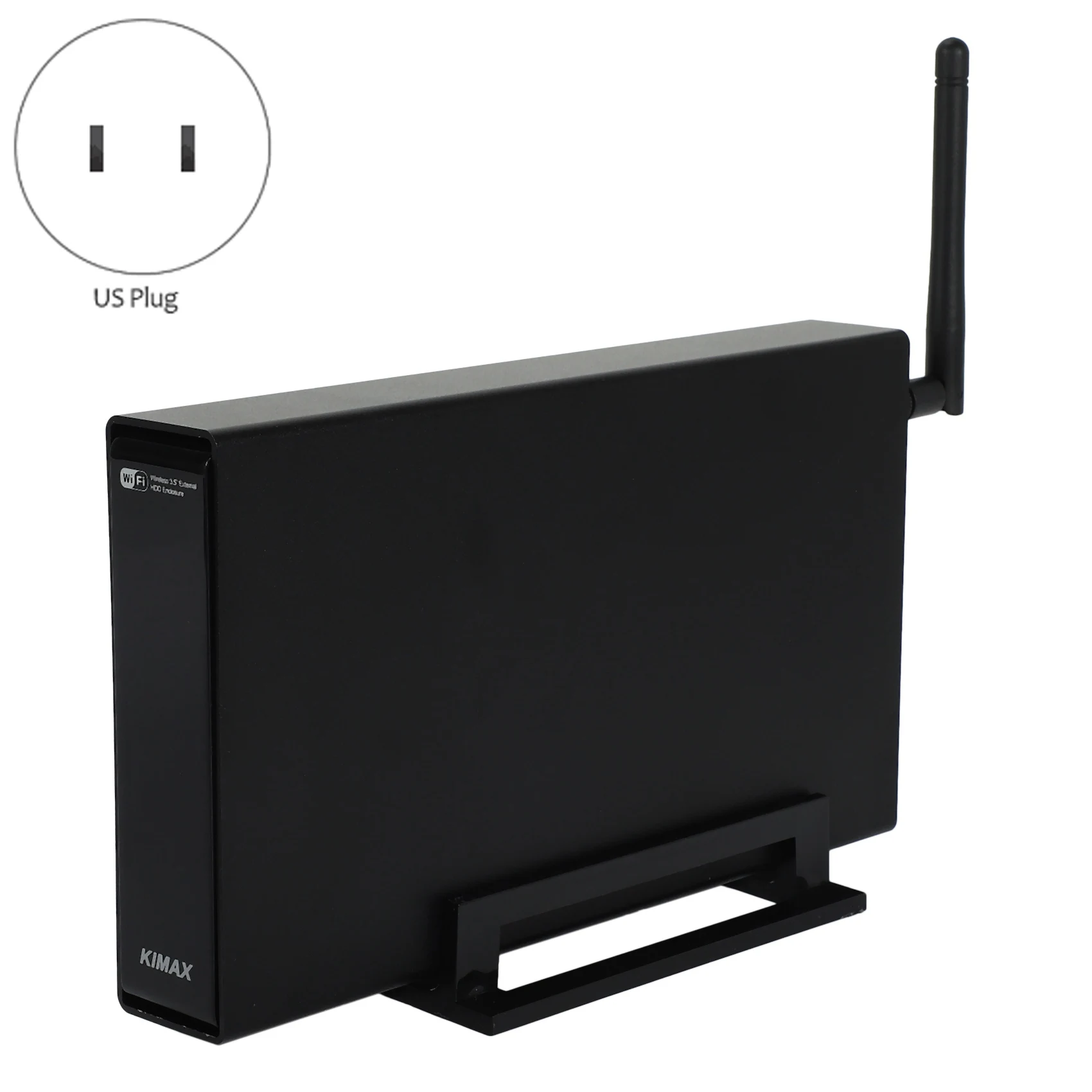 효율적인 Blueendless Rj45 외장형 하드 드라이브 케이스 Nas Wifi 안테나(미국 플러그)