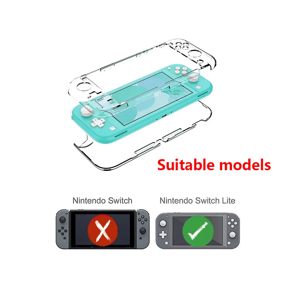 Bonito dos desenhos animados ponto adequado para nintendo switch lite game console escudo lite macio tpu silicone proteção abrangente