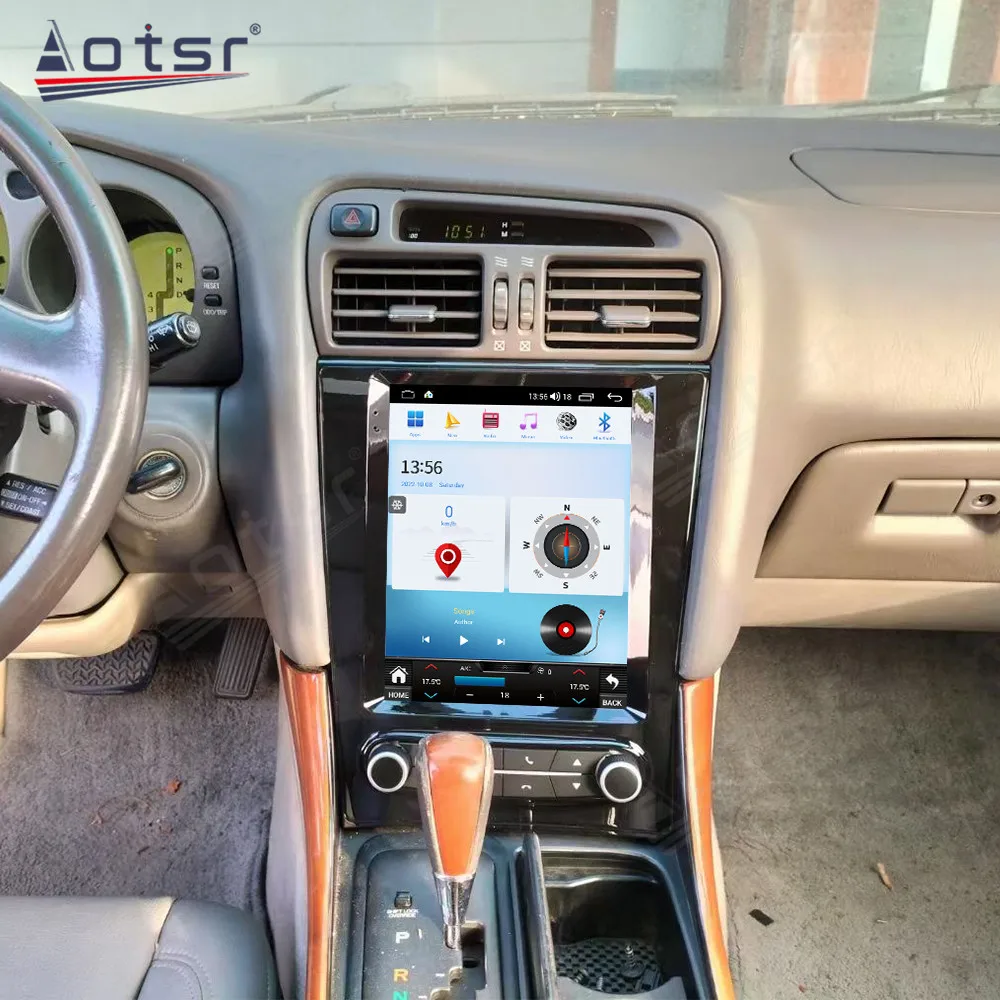 

Qualcomm 8-ядерный для Lexus GS300 1999-2003, автомобильный радиоприемник, мультимедийный плеер, Android 13 9,7 дюйма, автоматический GPS-навигатор, Carplay Unit HD