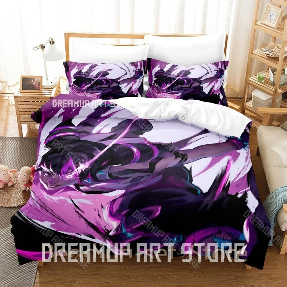 2026 3D Print Juri Han Game Street Fighter Bedding Set Cartoon Anime Three-piece Set Adult Kid Bedroom Duvetcover Sets