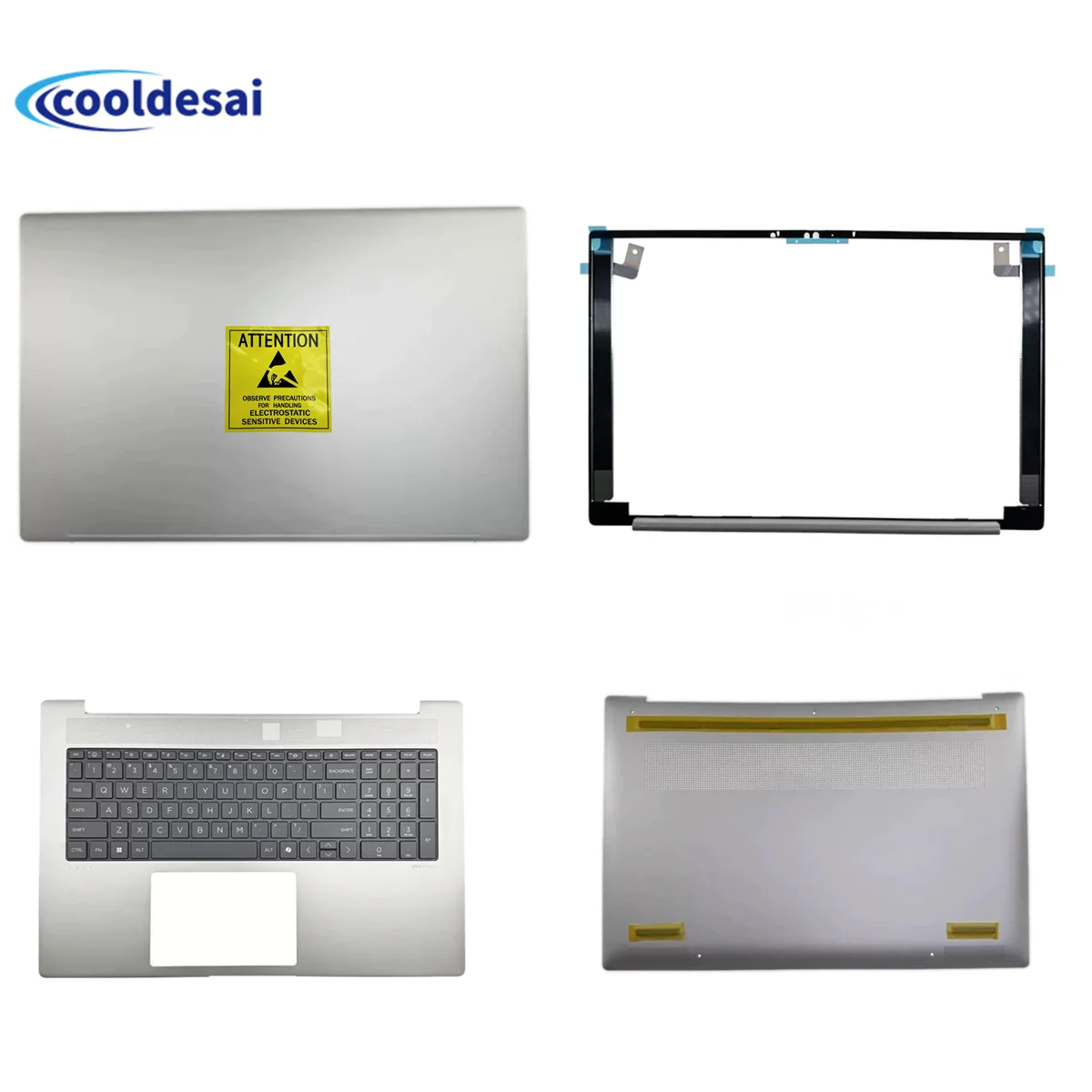 For HP ENVY 17 17-DA 17T-DA 17-DA0013DX C-shell, Palm Rest, Backlit Keyboard, Casing N87243-001 AM8ZY000201