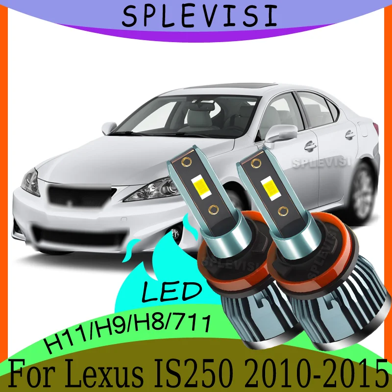 

High-Intensity Easy Fit Shockproof Durable H11 Clear Night Vision Low Beam Bulbs For Lexus IS250 2010 2011 2012 2013 2014 2015